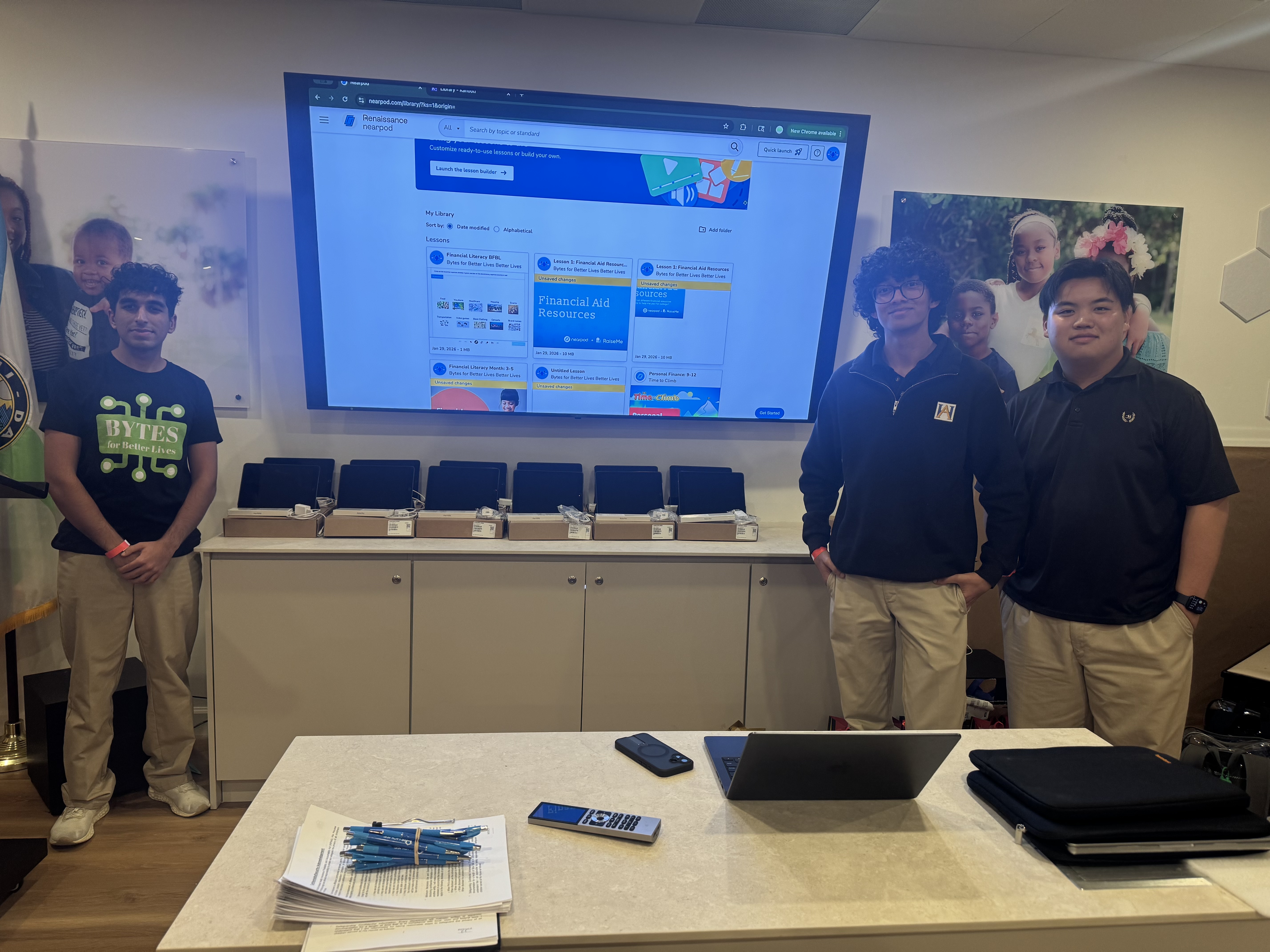 Donation of iPads supporting children with learning technology